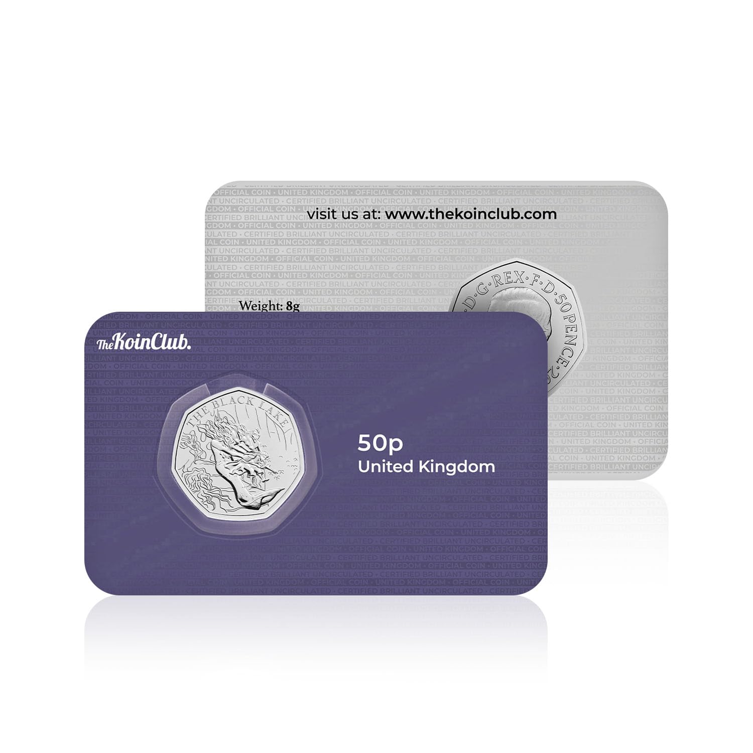 The Koin Club Royal Mint Harry Potter - Black Lake UK 2024 Brilliant Uncirculated BU 50p Coin