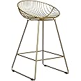 CosmoLiving by Cosmopolitan Ellis Barstools, Brass