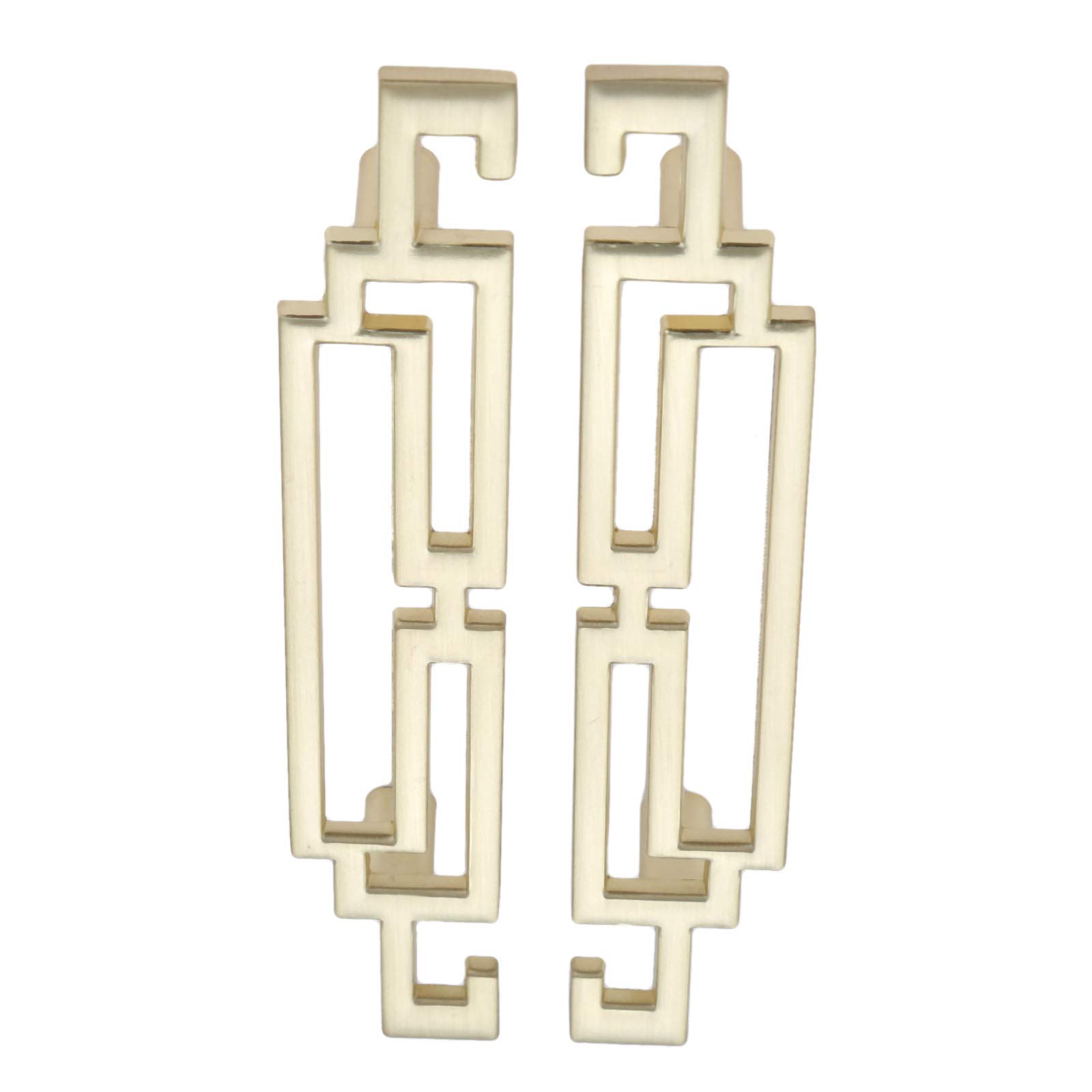 Mgoodoo Pull Handle for Kitchen Cabinet Door Drawer Handles and Knobs Furniture Hardware Retro European Style (2pcs, 96mm Gold)