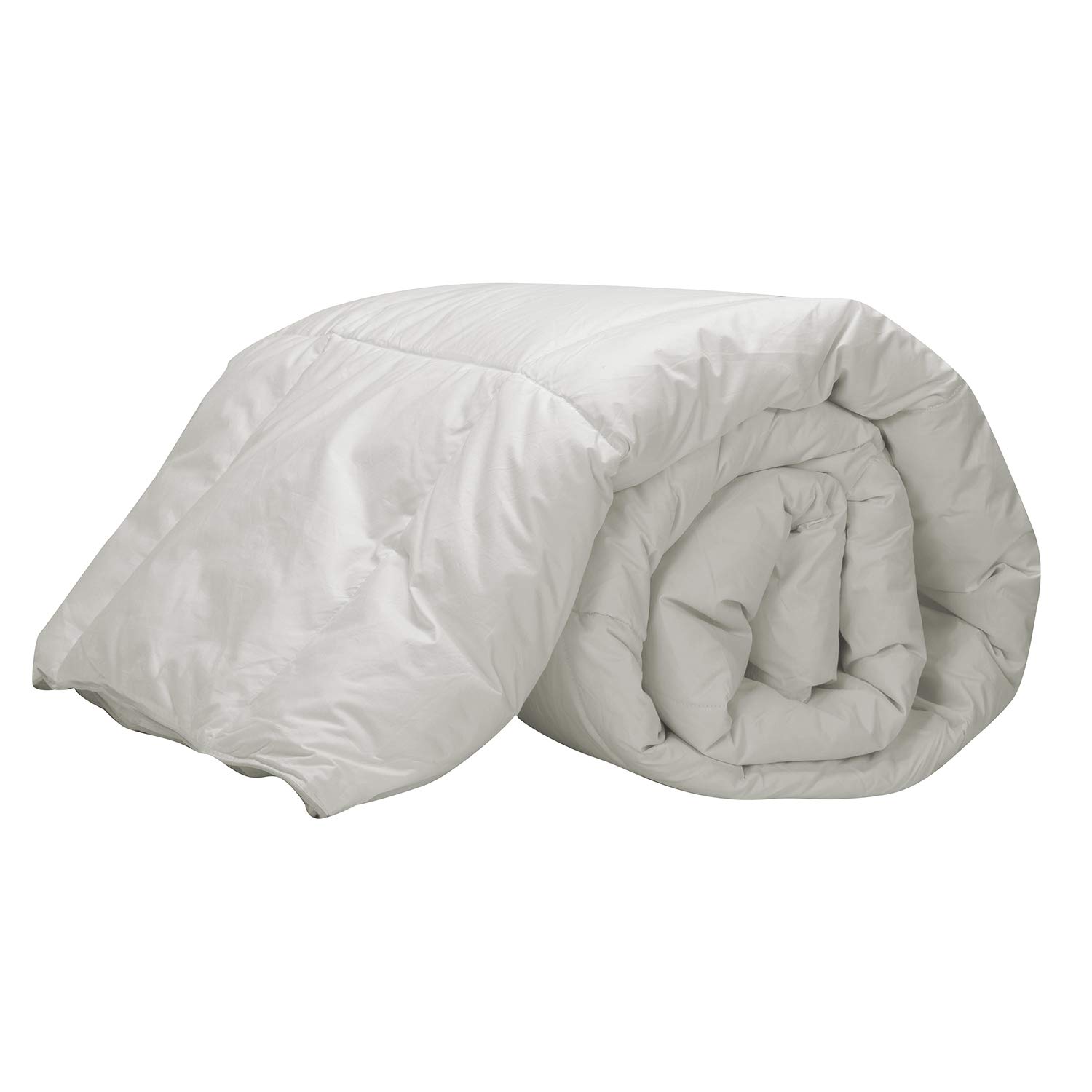 Pikolin Home, duvet upholstery 92% Goose Down Filling Duvet/Quilt Cover 100% Cotton Percale, 250g/m2., white, Lit 120-200 x 200 cm