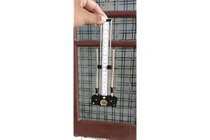 Lecher Antenna with 18-inch Measurement Scale, Dual Metal Rod Design, Adjustable Sliding Contacts