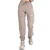 Abangoo Women's Cargo Joggers Workout Pants Outdoor Lightweight Quick Dry Athletic Travel Hiking Pants