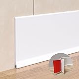 Risunpet Peel and Stick Baseboard Trim, 4 Inch