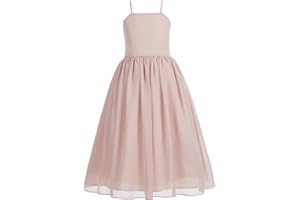 EKIDSBRIDAL Criss Cross Chiffon Formal Flower Girl Dresses Junior Bridesmaid Dress Reception Dress