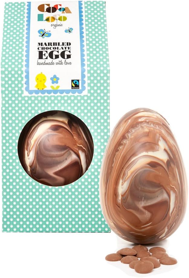 Cocoa Loco Giant Marbled Chocolate Easter Egg, 1.25kg Amazon.co.uk