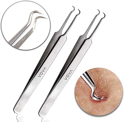 Amazon Com Set Of 2 Stainless Steel Curved Hook Tipped Precision