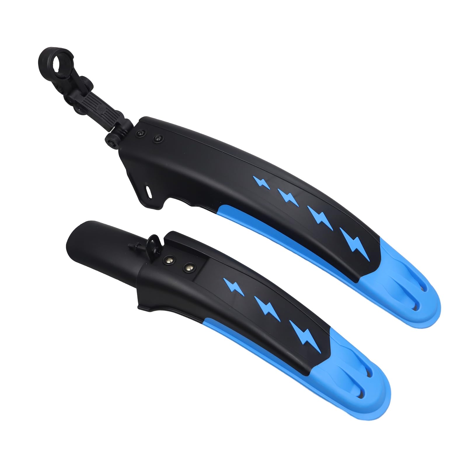 Meghna 2-Piece Universal Bicycle Mudguard Set, Full Cover Bike Fender Set, 24-29 Inch for MTB, Road Bike, Mountain Bike, Black and Blue