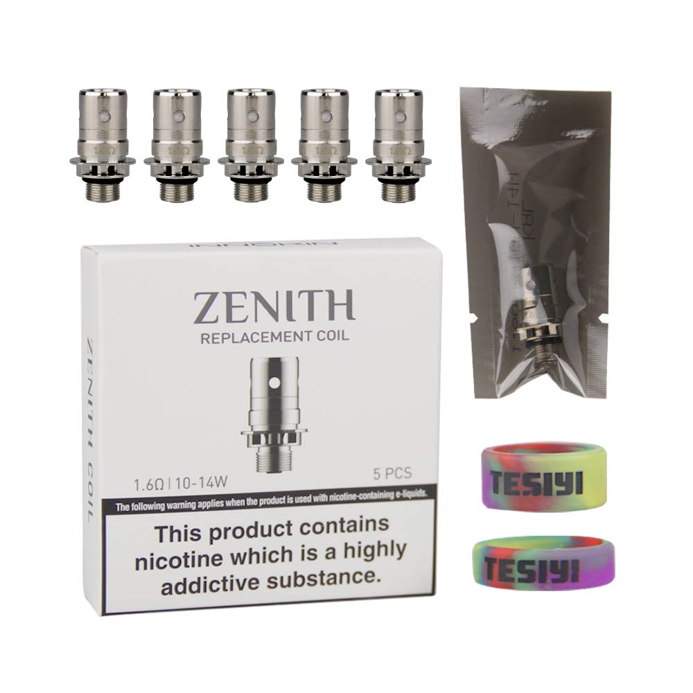INNOKIN Zenith Replacement Coils 1.6Ω for iTaste Kroma-A Zenith Cool Fire Mini Zenith D22 Adept Zlide Tank Atomizer Pack of 5