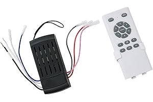 Ceiling Fan Remote Control Kit, Only for Forrovenco 52 Inch 3-Blade Ceiling Fans with Lights, Remote Control and Receiver Kit, with 6 Speeds, 3 Lights, Summer and Winter Modes, 52in