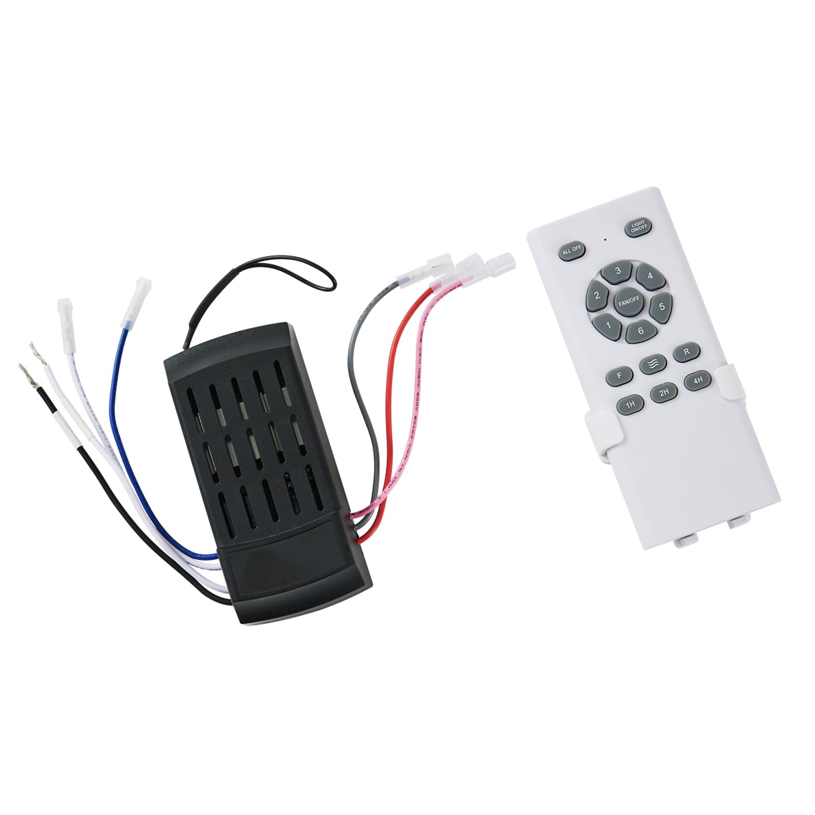 Photo 1 of Ceiling Fan Remote Control Kit, Only for Forrovenco 52 Inch 3-Blade Ceiling Fans with Lights, Remote Control and Receiver Kit, with 6 Speeds, 3 Lights, Summer and Winter Modes, 52in