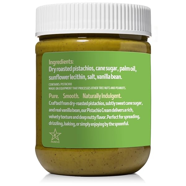 VÖR ALL NATURAL PISTACHIO CREAM SPREAD (11OZ) | RICH & NUTTY PISTACHIO CREAM FOR KNAFEH DUBAI CHOCOLATE BARS