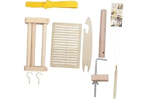 Sclmgo Weaving Loom Kit Braiding Multipurpose Weaving for Beginners Weaving Board