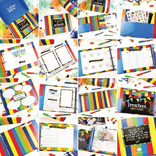 image for Denise Albright School Memory Book Keepsake Album, Scrapbook for Kids 