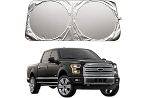 XHRING Windshield Sun Shade for Ford F150 F-150 F250 F350 F450 1996-2024 Raptor Expedition 1997-2024 Escape 2013-2019 Accessories, Car Front Window Sunshade Sun Visor Shield for Ford Transit 2012-2024