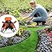 Homitt Hose Splitter,Hose Splitter 2 way with Comfortable Rubberized Grip,Easy to Open Valves Garden Hose Splitter for Easy Life