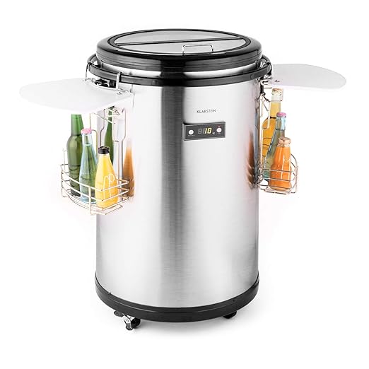KLARSTEIN Mr. Barbot - Minibar 50 L A+ Acero INOX: Amazon.es: Hogar
