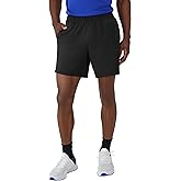 Hanes Mens Moves Performance Shorts, Athletic Moisture-Wicking Shorts with Pockets, 6” Inseam