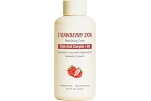 SUBMETIC Strawberry Legs - Strawberry Skin Resurfacing Cream, Trystrawberry Resurfacing Cream, Helps Reduce Chicken Skin Bumps 200ml (1)