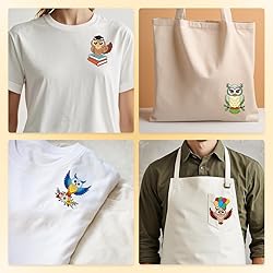 DOODLREAM 22Pcs Owl Embroidery Pattern