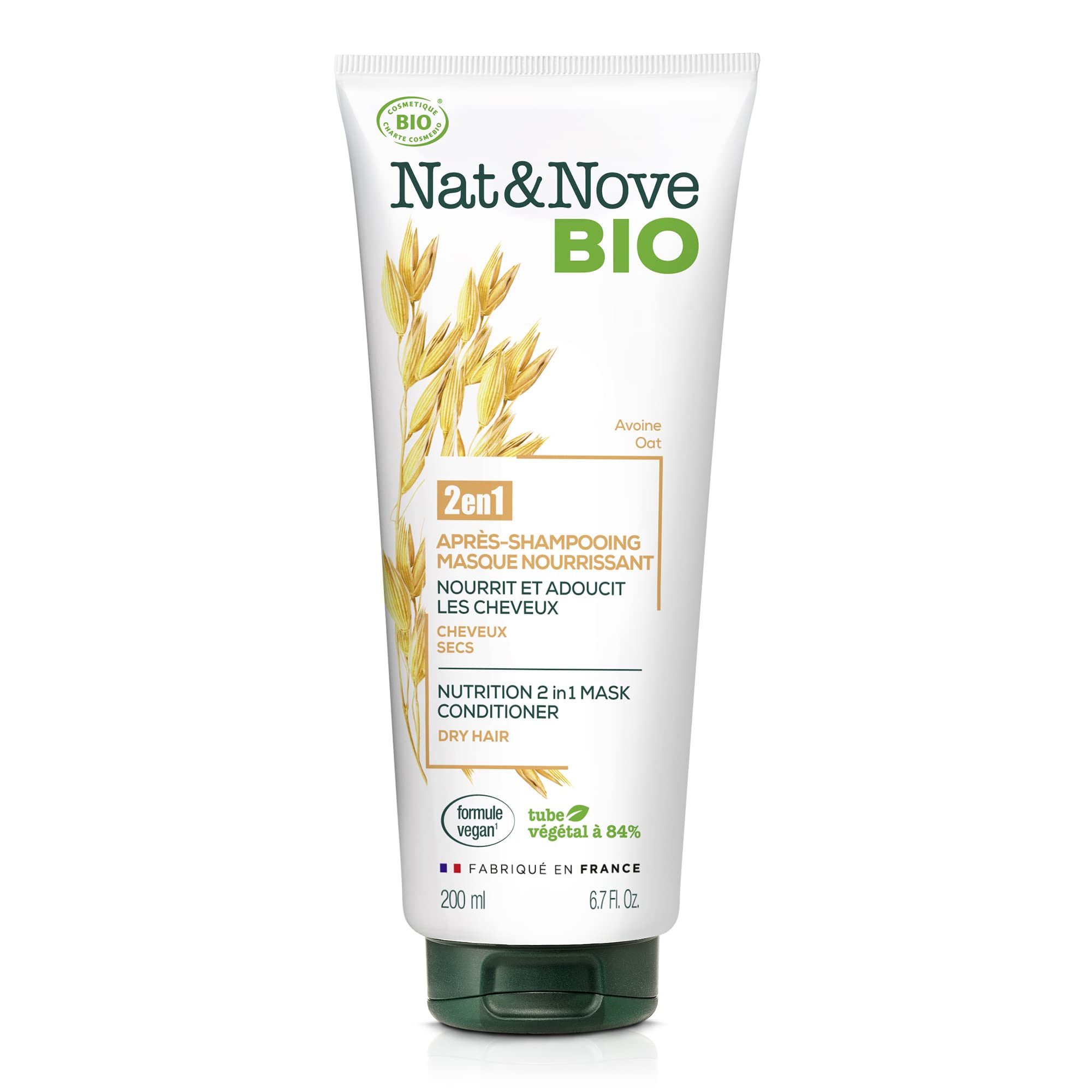 Kéranove 21036644 naturanove Organic Bio Nutrition Oatmeal Conditioner for Dry Hair 200ml