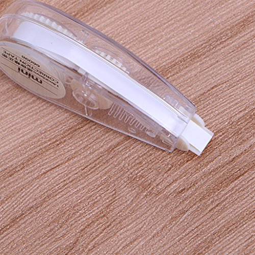 JUNESUN 2Pcs Cute Correction Tape Mini Roller White Out Eraser School Office Stationery