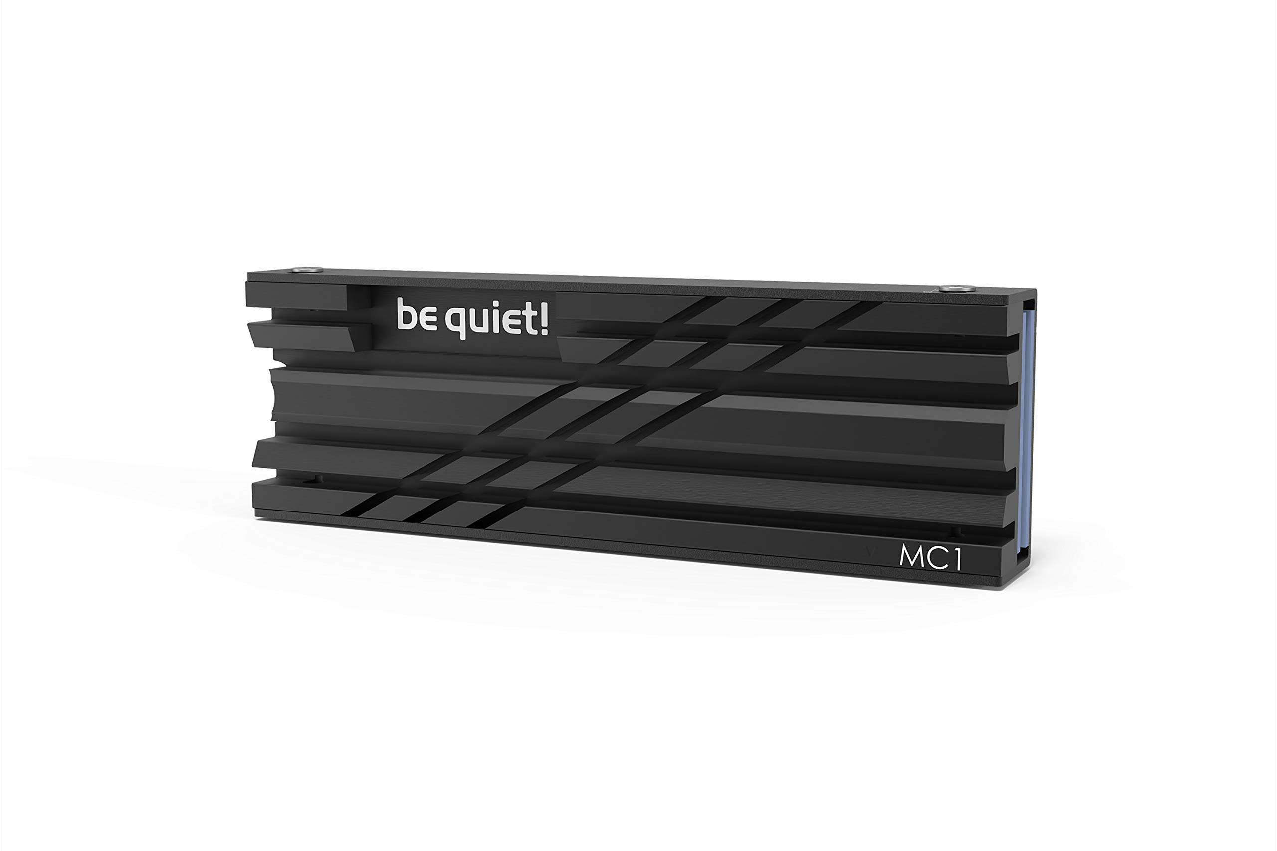 be quiet! MC1 M.2 SSD cooler, efficient cooling for M.2 2280 SSDs, supports single- and double-sided modules, PlayStation 5 compatible, premium black design