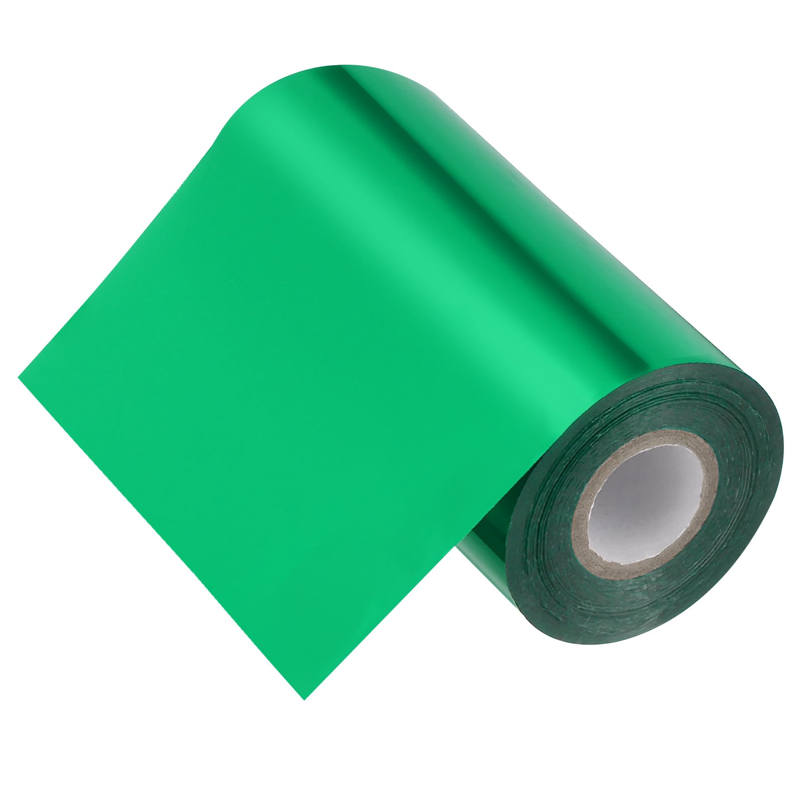 PATIKIL 5" x400Ft Hot Stamping Foil Paper, Heat Transfer Hot Stamping Paper Foil Roll for Leather DIY Logo Decor Craft Gift Package Scrapbook Card, Green