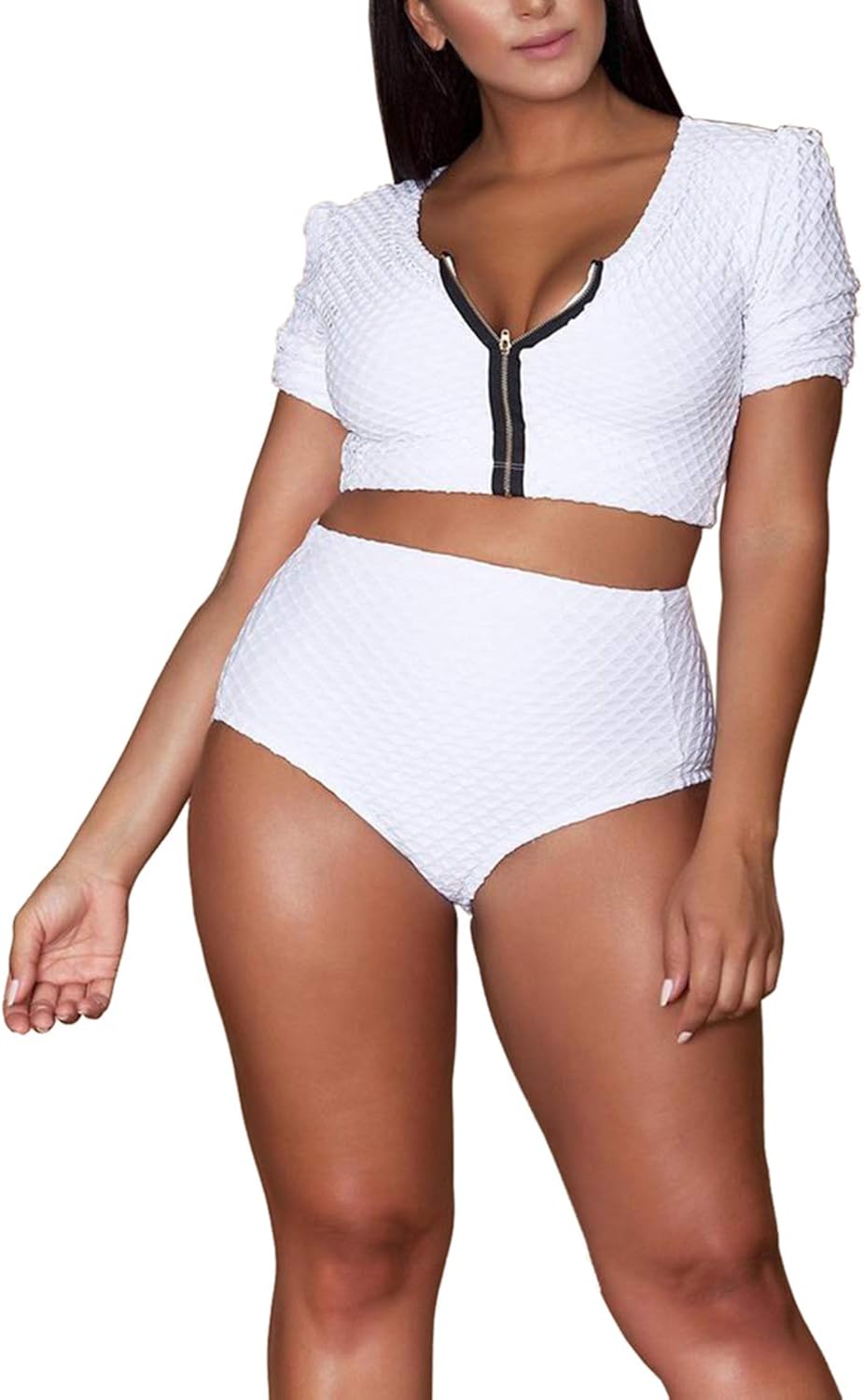 swim crop top plus size