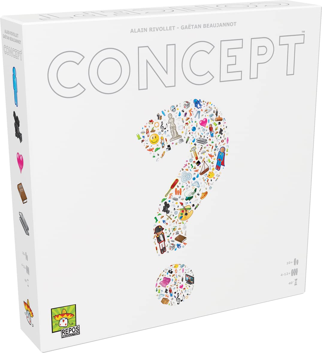 Asmodee - Concept, Board Game, 4-12 Players, 10+ Years, Italian Edition