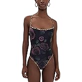 Good American Women's Reversible Lace Up One Piece