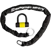 Swagman Sentry Bike Rack Security Chain &amp; U-Lock System &ndash; Heavy-Duty Anti-Theft Protection for Hitch Mount Bike Racks
