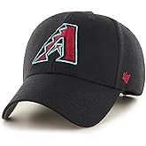 47 Brand MLB Team Color Primary Logo MVP Adjustable Structure Baseball Cap Hat, Adult