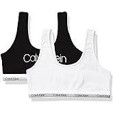 Calvin Klein Kids Girls' Modern Cotton Bralette 2-Pack