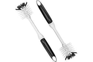 Cleangor Bottle Brush, Bottle Cleaning Brush Cleaner Brushes for Bottles, Bottle Scrub Brush, Hard Bristle Brush for Cups, Mu