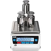 FLB Lab Scale Digital Precision Balance with DWT Unit 2000g x 0.01g | RS232 Connectivity, 17 Weighing Units, Backlit LCD Display, External Calibration Weight Included, Adjustable Feet