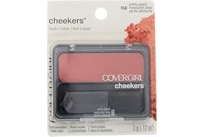 CoverGirl Cheekers Blush, 150 Pretty Peach, 0.12 Ounce