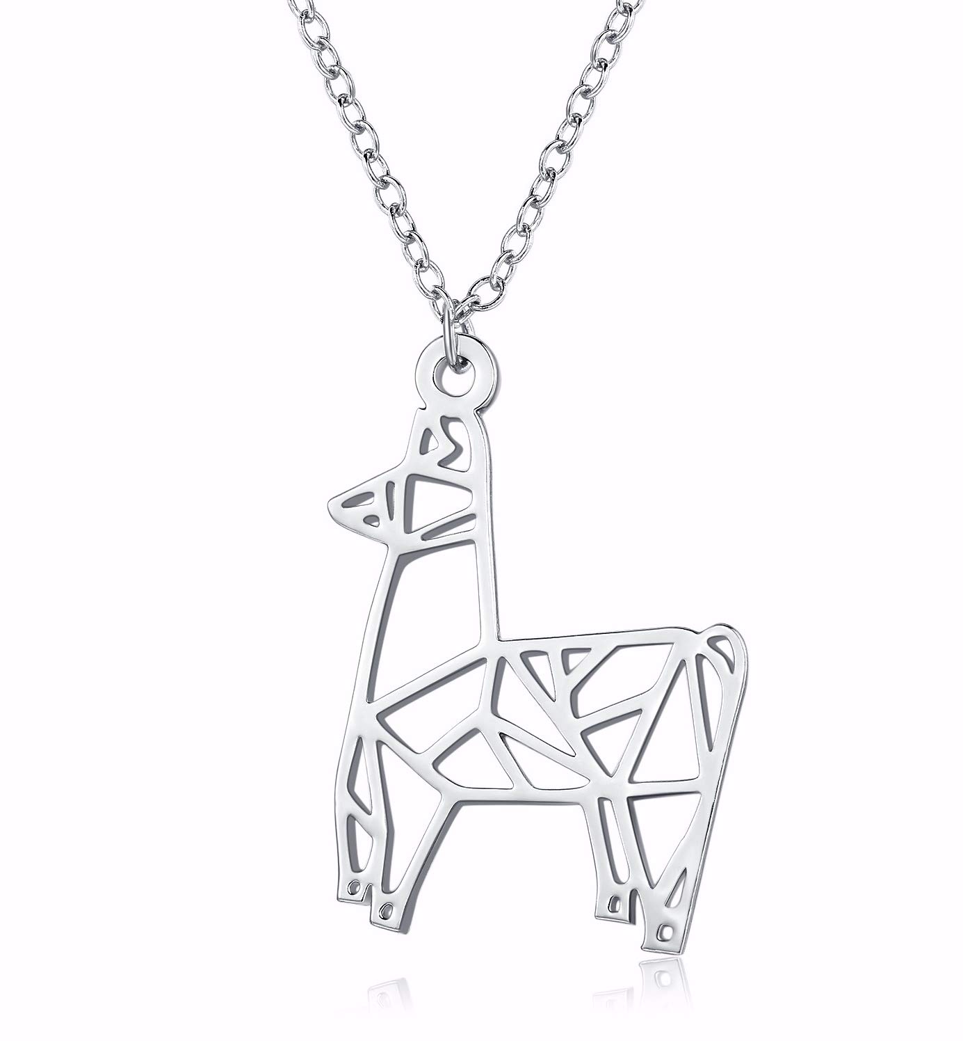 Origami Llama  Necklace , Llama Gifts, Be Llamazing, Llama Stuff for Women, Alpaca Gifts, Mama Llama Gift Pendant, Alpaca Necklaces, Llama Jewelry for Women
