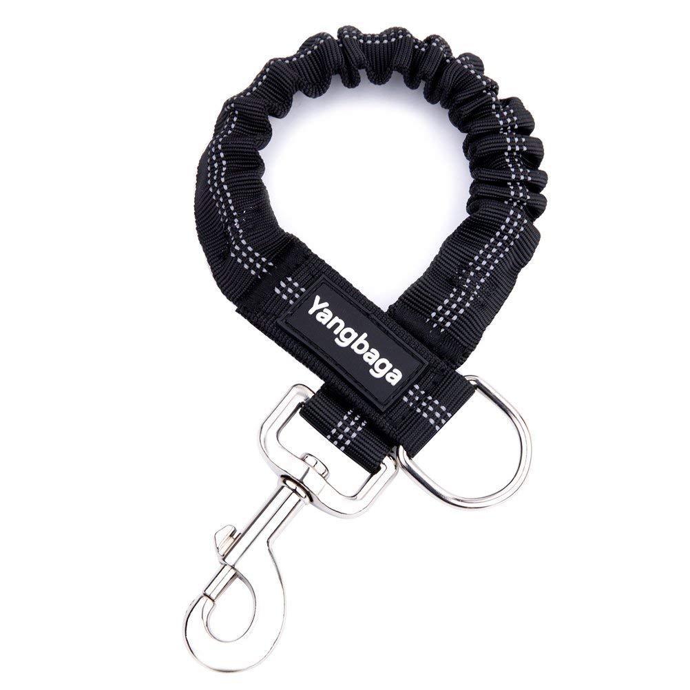 Yangbaga Dogs Shock Absorber, Elastic Buffer Extension leash with Bungee Shock for Pet, Prevent Injury on Arm and Shoulder & Absorb the Pull by Dogs, Great for Bicycle, Running, Walking (S）