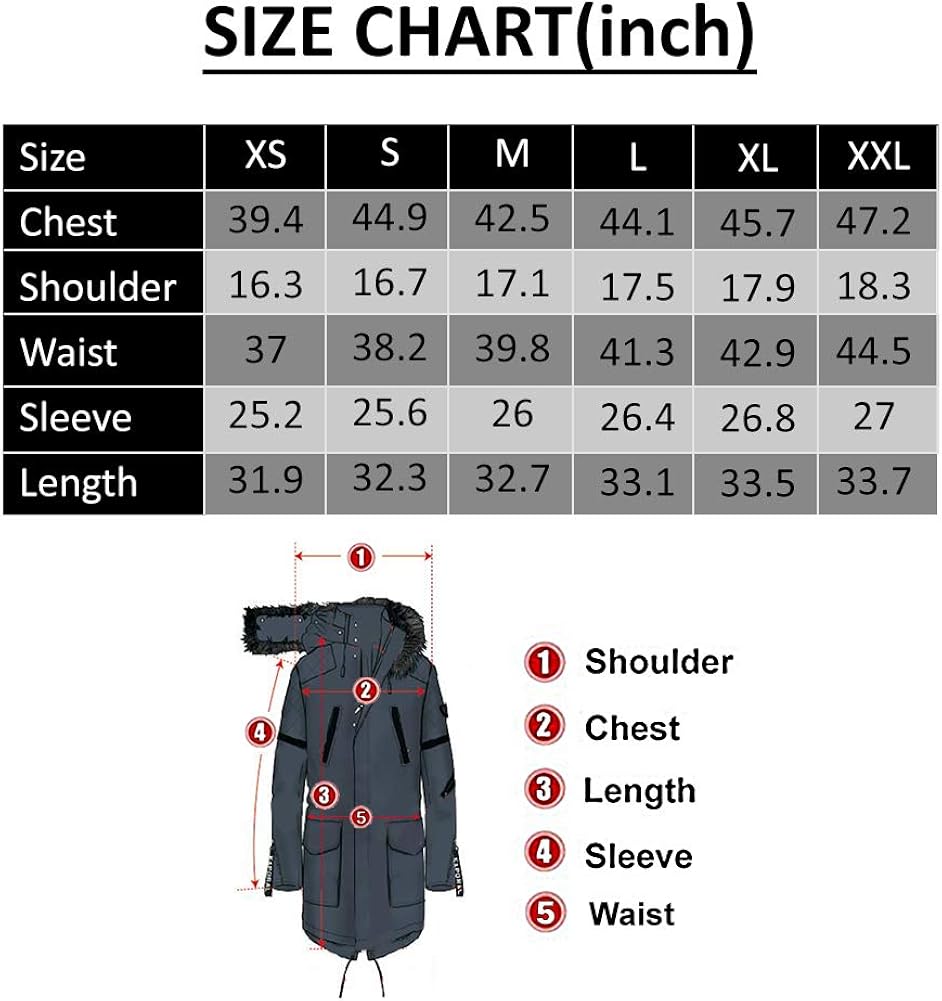 Molemsx Women's Thickened Down Jacket Warm Parka Down Coat with Fur Hood Puffer Jacket: Clothing