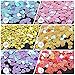 MEILINDS 12 Color Nail Art Glitter Sequins Holographic Love Nail Sticker Decals Heart Shape Nail Decorations Paillettes on Valentine's Day for DIY Nail Art and Women Makeup