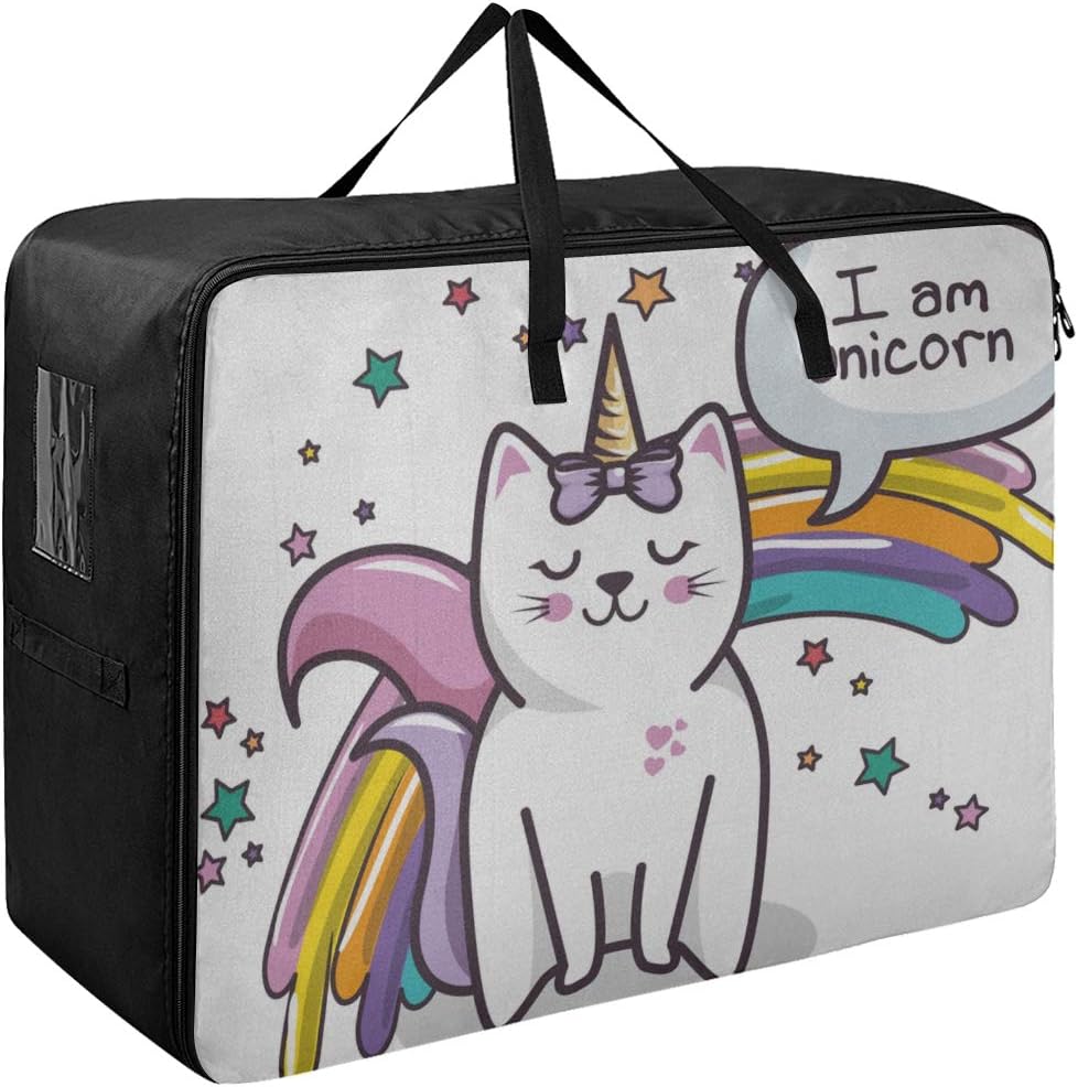 Contenedores de almacenamiento debajo de la cama Lindo gato animal con