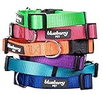 Blueberry Pet 12 Colors Classic Dog Collar, French Pink, Small, Neck 12"-16", Nylon Collars for Dogs