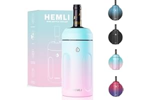 HEMLI Wine Bottle Insulator Sleeve - Wine Chiller & Cooler for Bottles & Champagne - Gift Ideas for Women