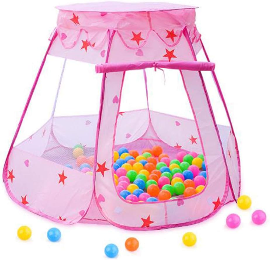Hengxing Kids Play Tent Princess Children Ball Pit Pool Tent House For Kids Indoor And Outdoor Use,Pink