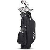 KVV Men's Golf Clubs Package Set, 11-Club Complete Set with/Without Stand Bag/7-Piece Irons (5~P#), Right Handed/Left Handed