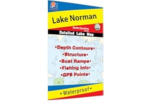 Norman Lake Fishing Map