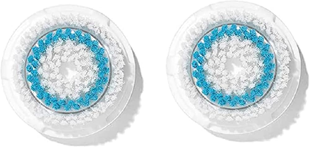Deep Pore Brush Head Replacements for Clarisonic | Facial Cleansing Brush head Compatible with Clarisonic Mia 1, Mia 2, Mia F