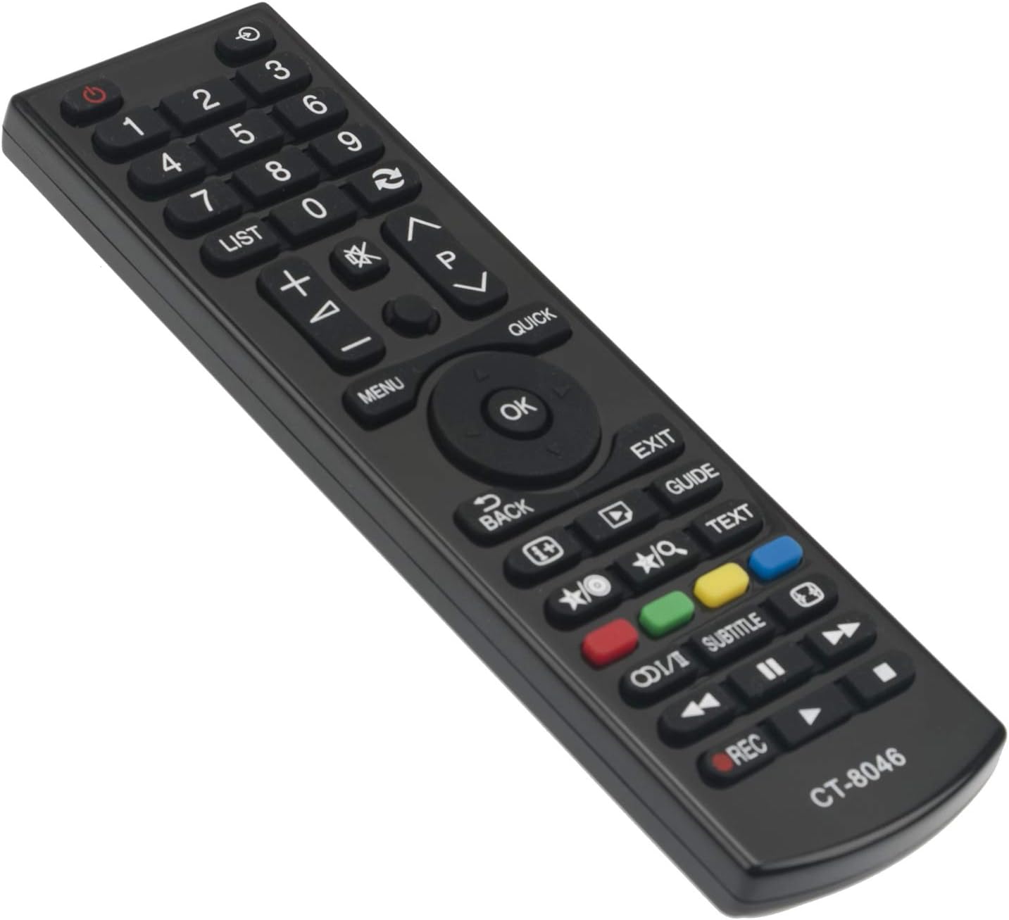 ALLIMITY CT-8046 Remote Control Replace Fit for Toshiba HD TV 24D1533DB 24D1544DG 24D1633DB 24W1633DB 24W1633DG 32L1544DG 32W1533DB 32W1534DG 32W1633DB 40L1533 40L1533DB 40L1533DG 40L1543DG - Image 5