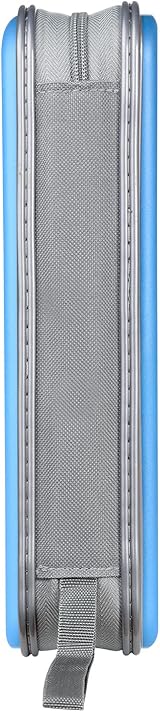 LIOVODE 96 Capacity CD Case Holder Sky Blue Hard Plastic Protective Wallet view 6