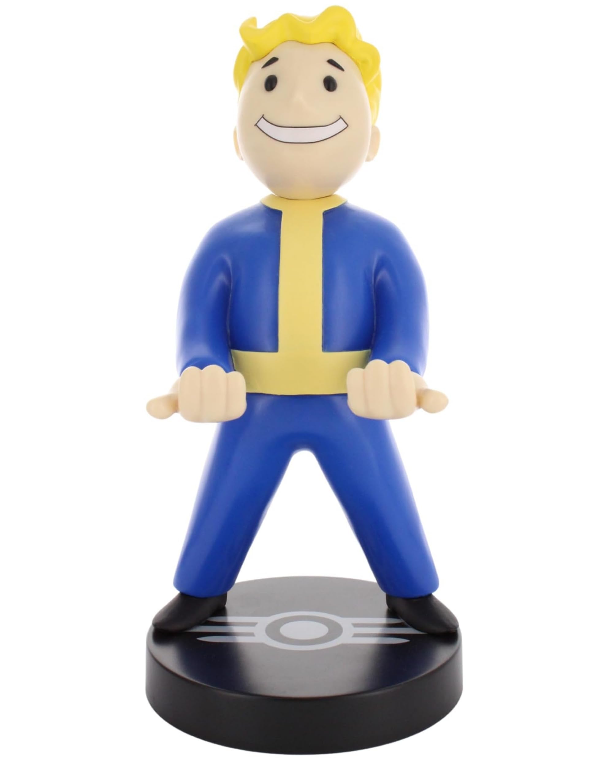 Cableguys Fallout Vault Boy Controller Holder & Phone Stand - Gaming Setup Accessories for Desk and Game Room, Controller Stand Compatible with Xbox, PlayStation & Most Standard Game Controllers